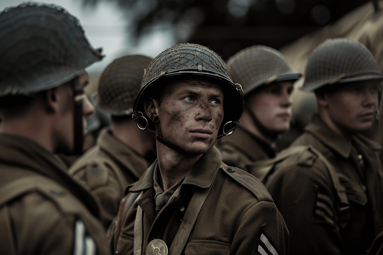 얼굴에-상처를-입고-모여-있는-군인들