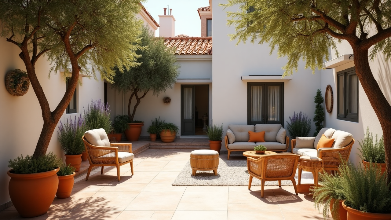 지중해스타일주택정원