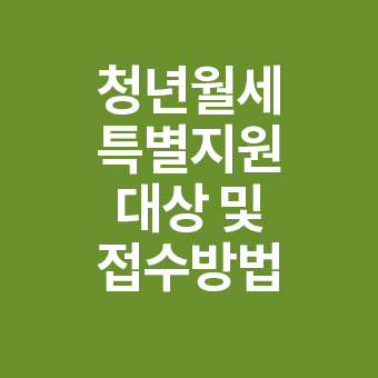 청년월세특별지원