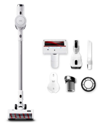 아이닉 무선 청소기 2021년형 i20 Elite + UV침구브러시 + 필터, 화이트