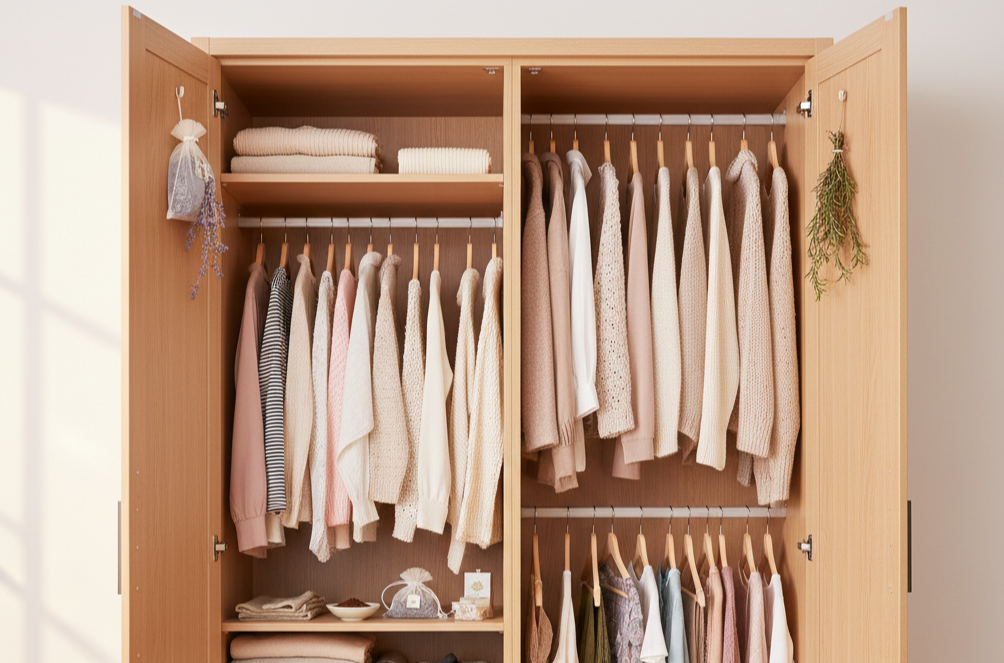 옷장곰팡이남새제거