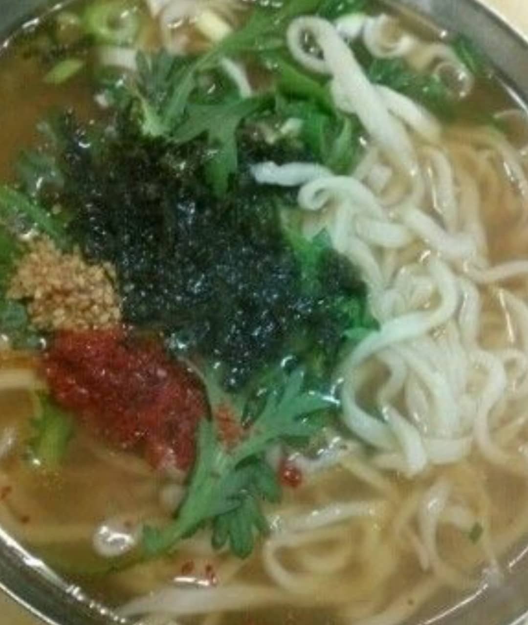 손칼국수 음식