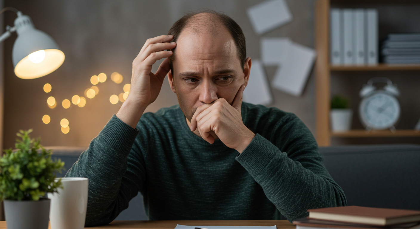 심리적 탈모에 관한 사진