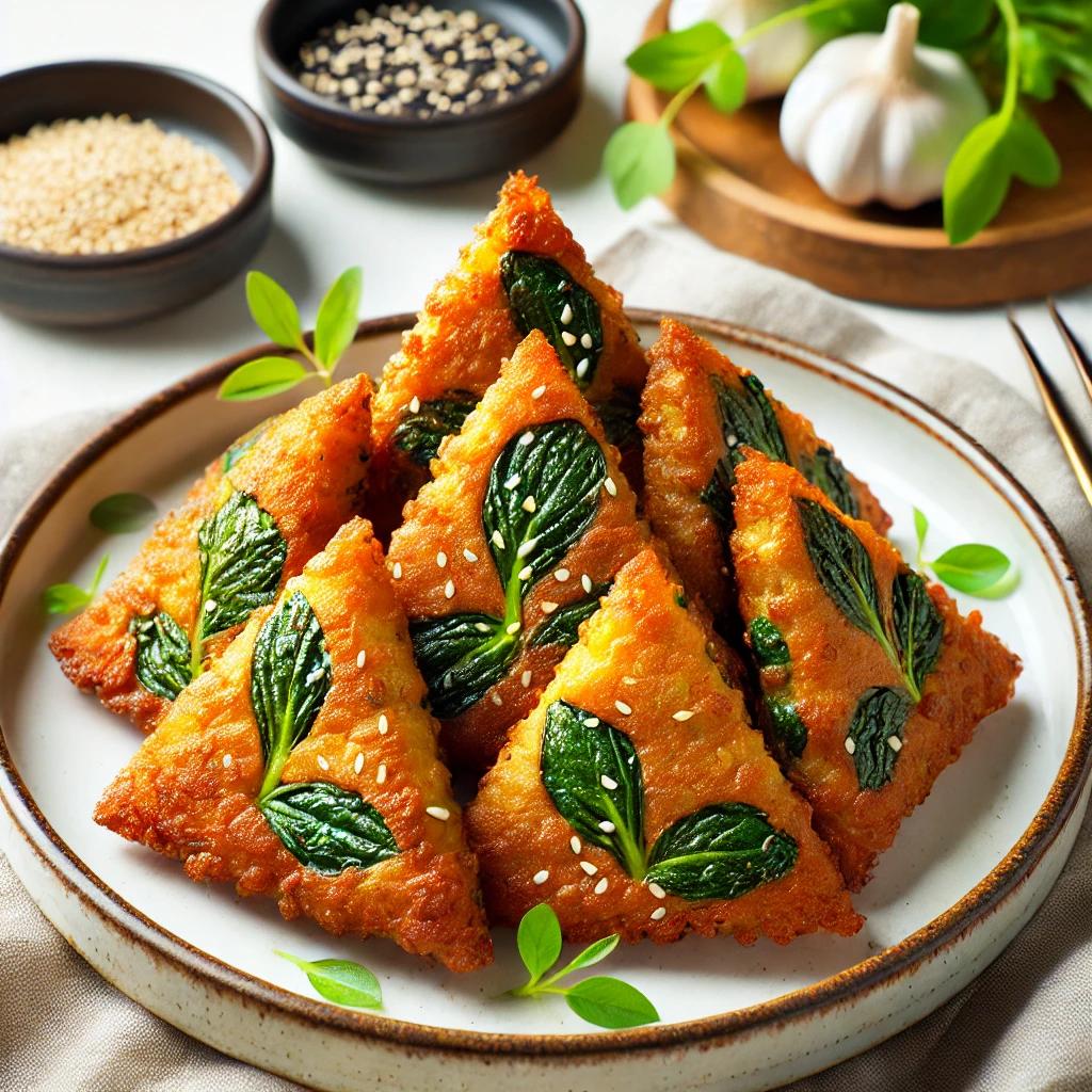 돼지고기 동그랑땡 삼각깻잎전 만든느법