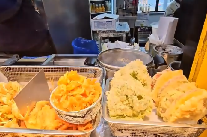 대포항-튀김골목