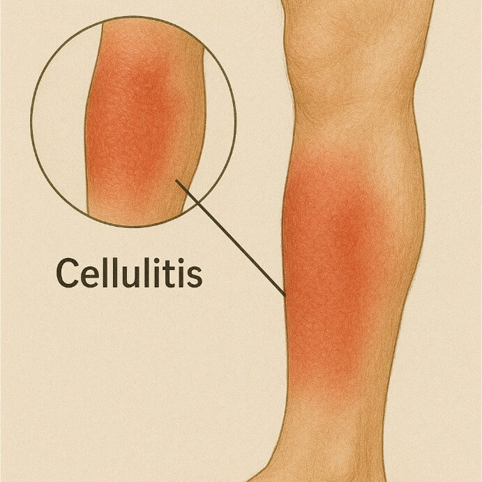 봉와직염 관련 사진