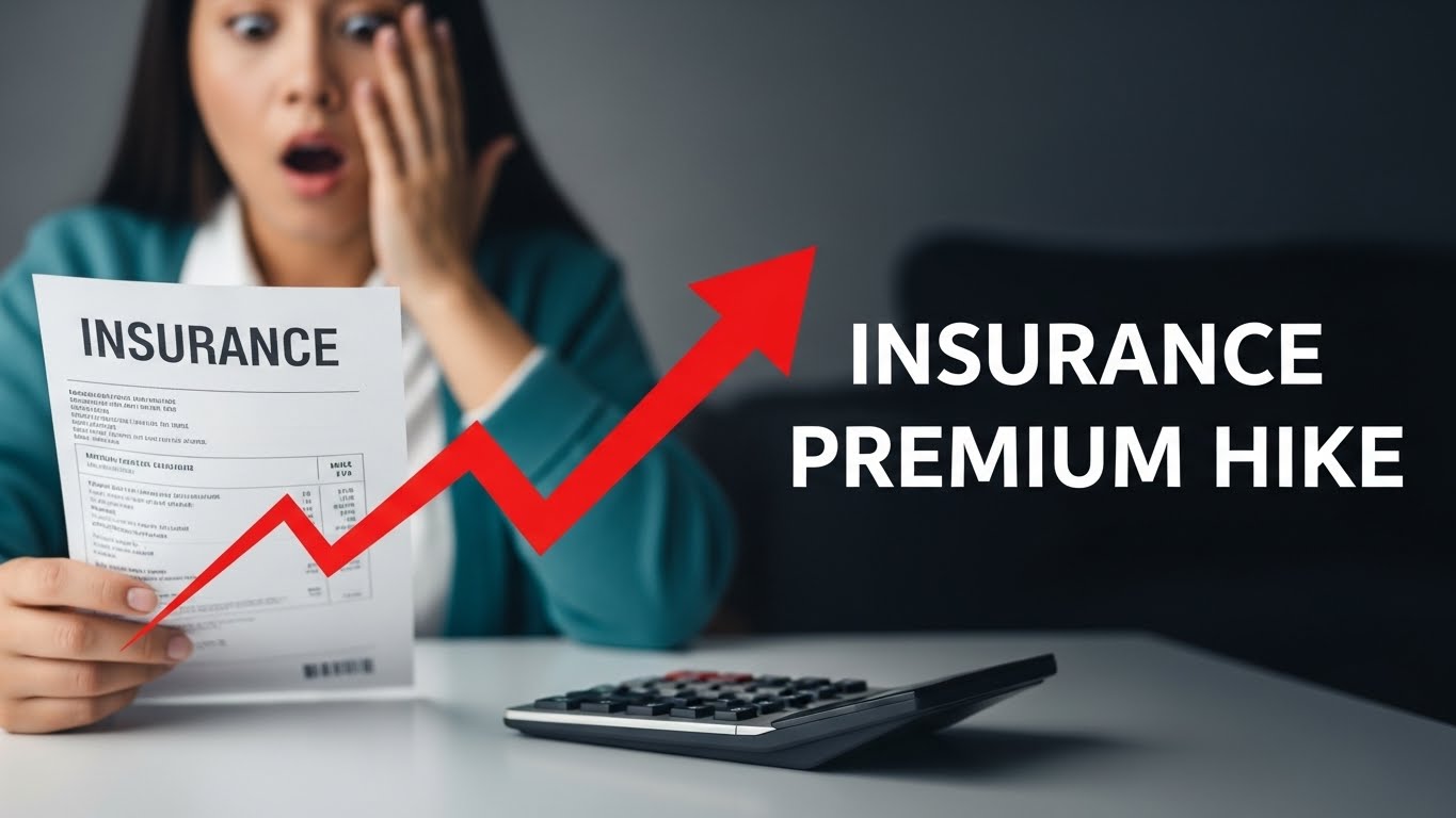Infographic comparing 1st, 2nd, 3rd, and 4th generation private health insurance, using bar graphs to show the 2026 price increase rates, clean and professional design with blue and red colors