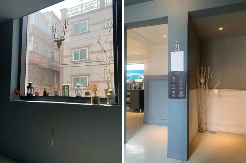 2층으로 올라가는 계단