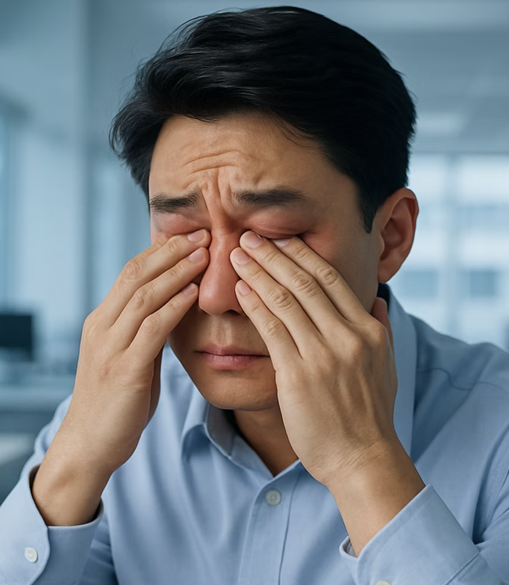 가려움이 동반된다면, 알레르기 안약