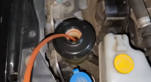 엔진룸 파워오일