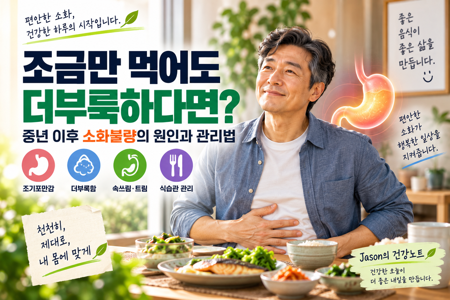 소화불량의 원인과 관리법