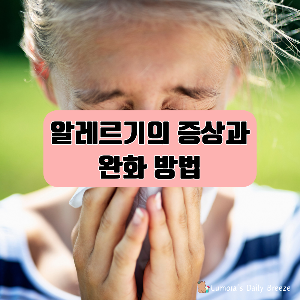 알레르기 증상 완화 방법 — 봄철 꽃가루부터 일상 관리까지 총정리