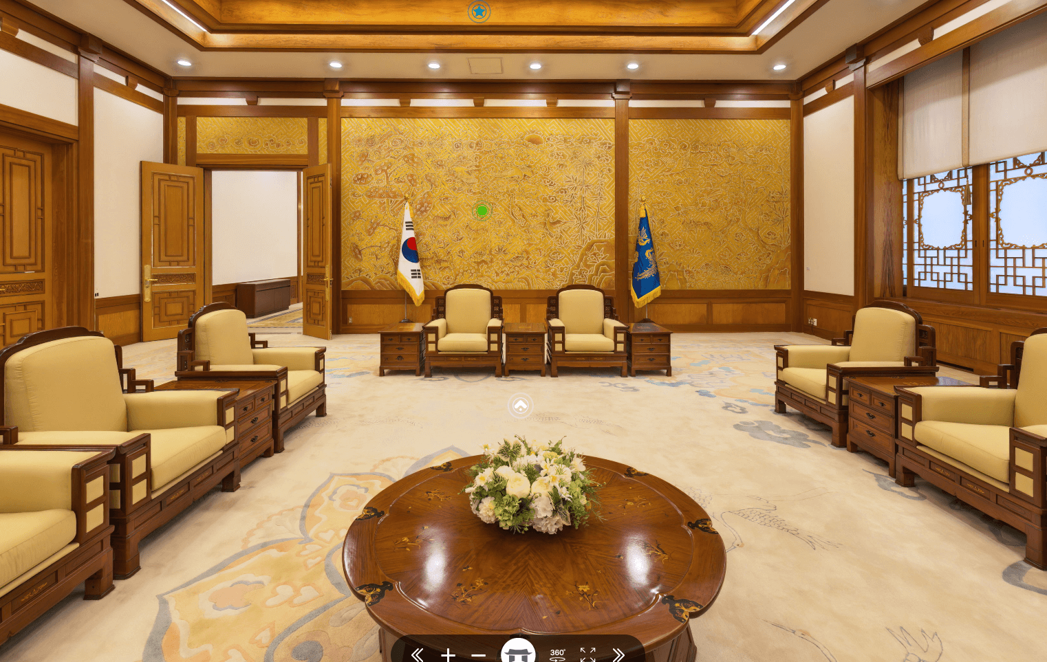 청와대 관람 주차장 및 동선 정리