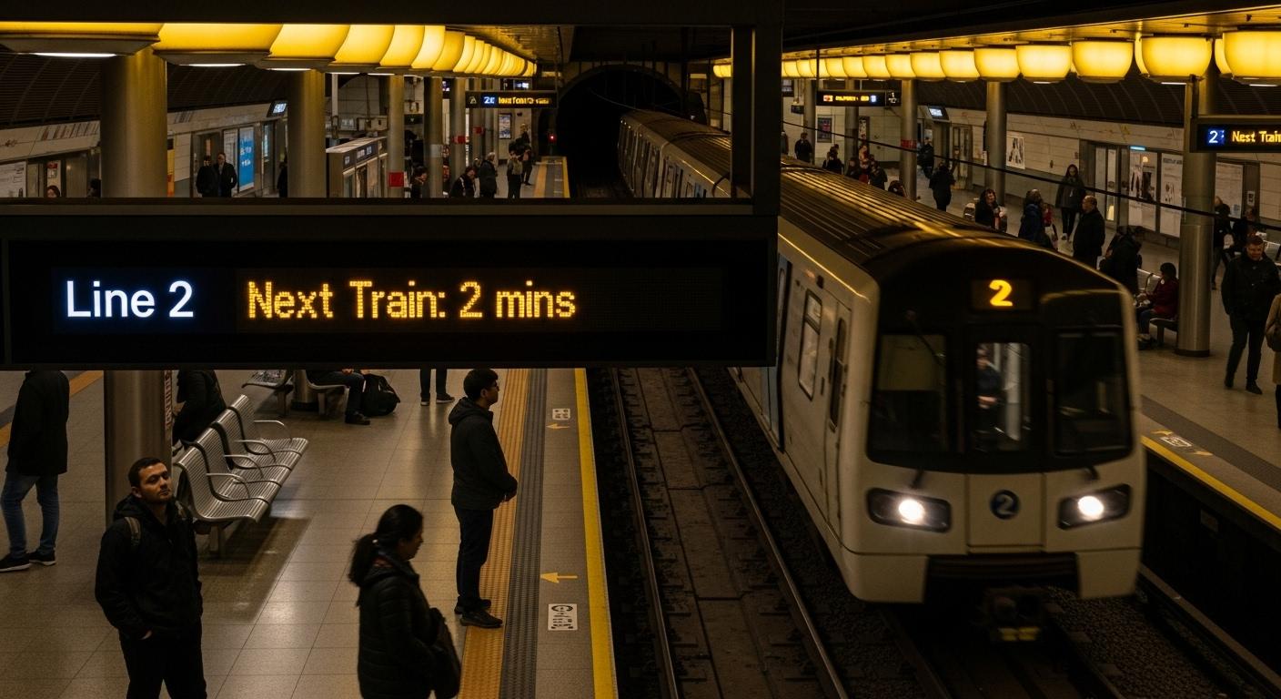 지하철 실시간 위치 2호선