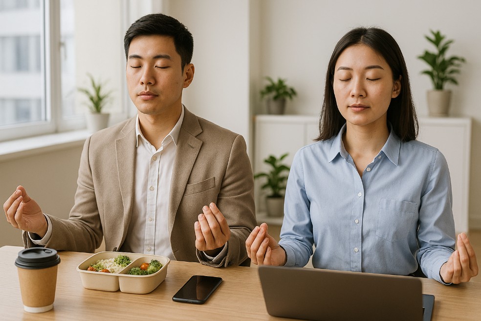 직장인을 위한 점심시간 짧은 명상법 관련 사진