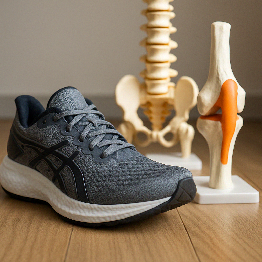 운동화와 건강관련 사진