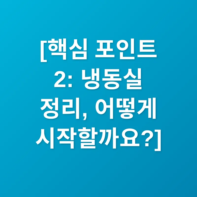 냉동실 정리_2