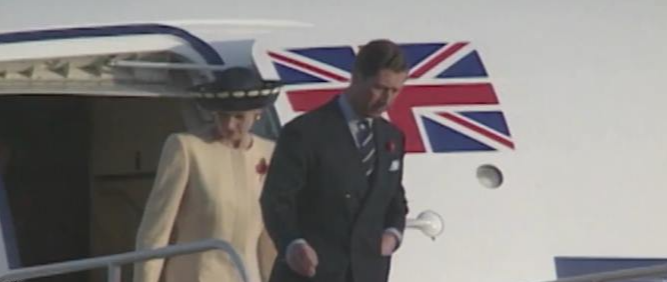 한국을 방문한 왕세자부부