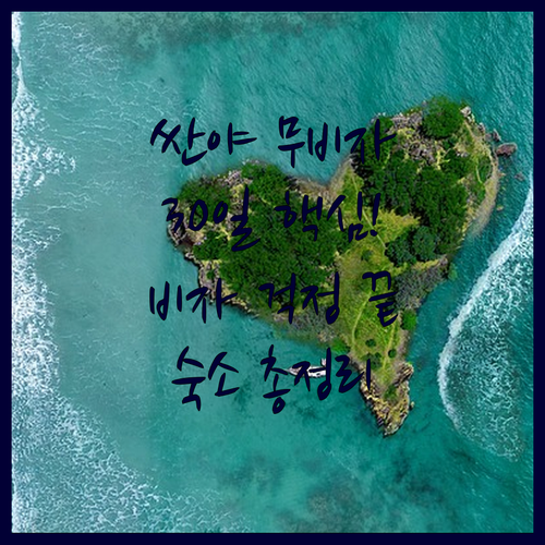 싼야 여행 비자 걱정 끝 30일 무비..