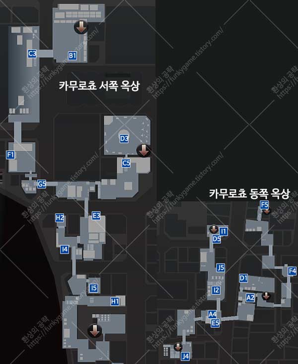 물품보관함 지하상가 1 지도 이미지