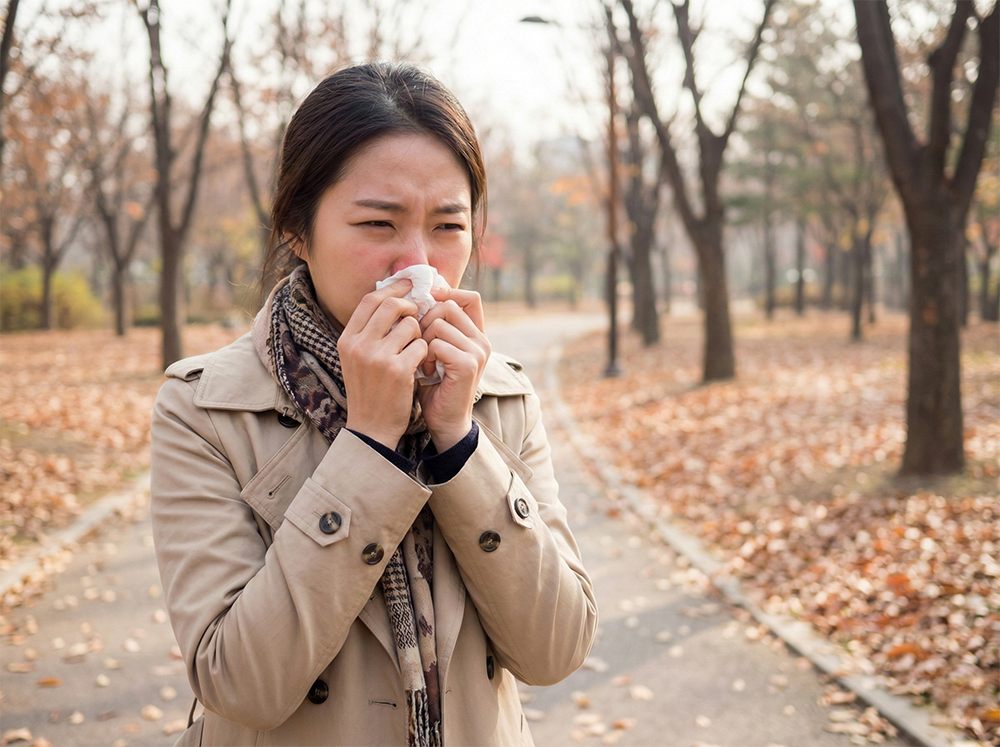비염 증상, 환절기 코막힘, 콧물, 재채기, 알레르기 비염