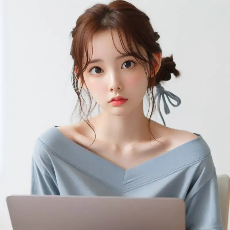 업비트에서-메타마스크-송금-출금-방법을-알아보는-여성의-모습