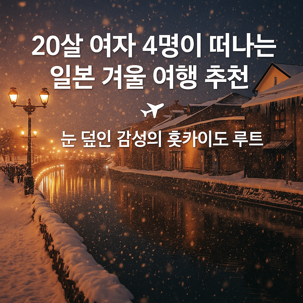 20살 여자 4명이 떠나는 일본 겨울 여행 추천