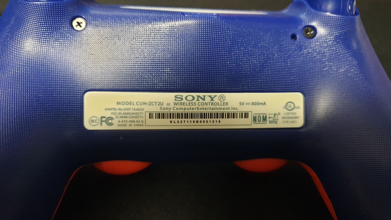 듀얼쇼크4 가품 라벨