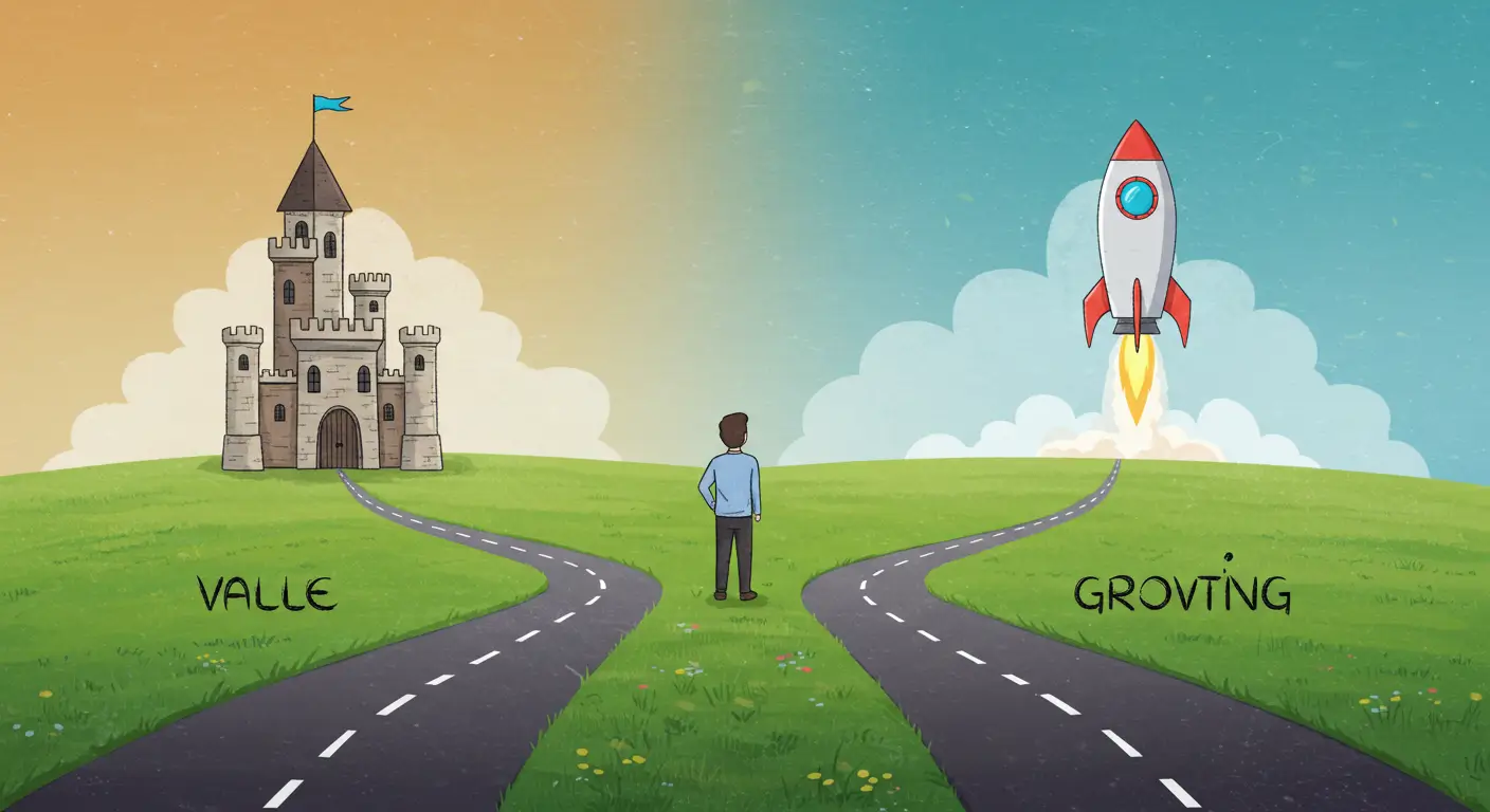 안정적인 가치투자와 폭발적인 성장투자라는 두 가지 투자 철학 사이에서의 선택