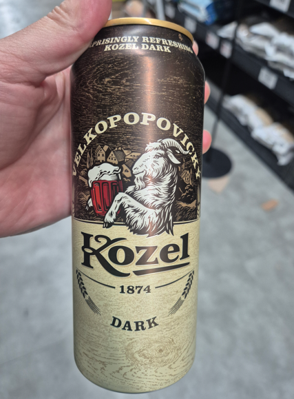 Kozel 흑맥주 사진