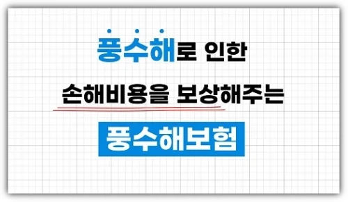 풍수해보험-대상재해