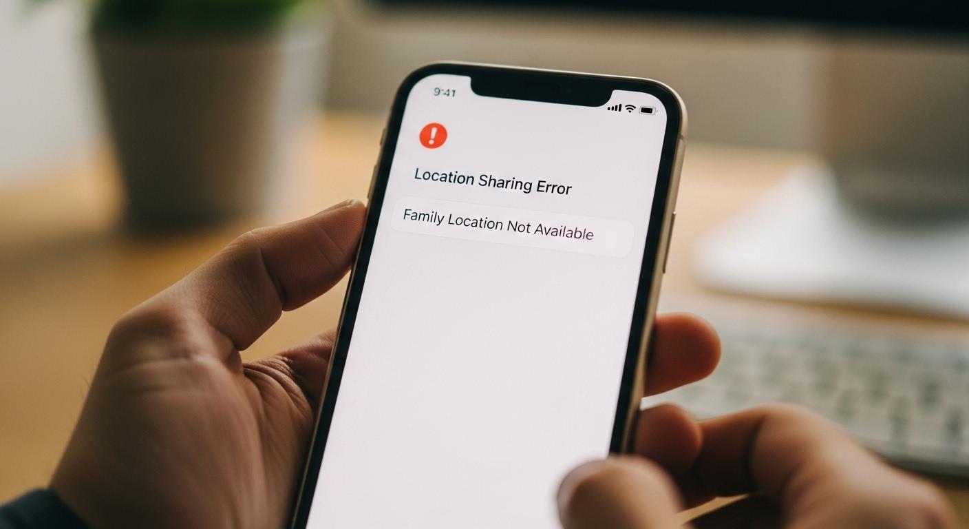 아이폰 가족 위치공유 오류