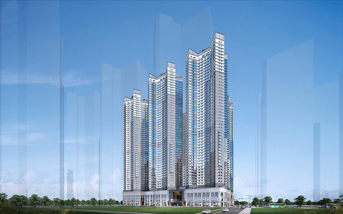 힐스테이트 선화 더 와이즈 조감도