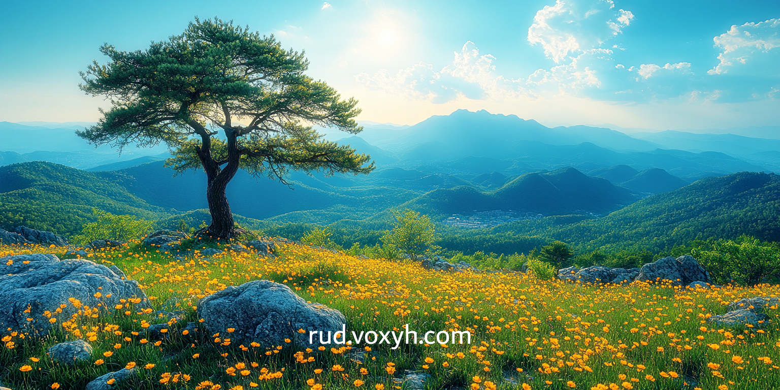 마니산의 사계절