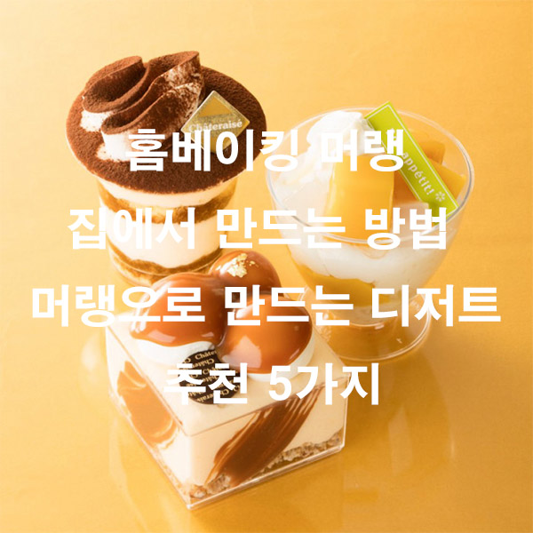 홈베이킹 머랭 집에서 만드는 방법 머랭으로 만드는 디저트 추천 5가지