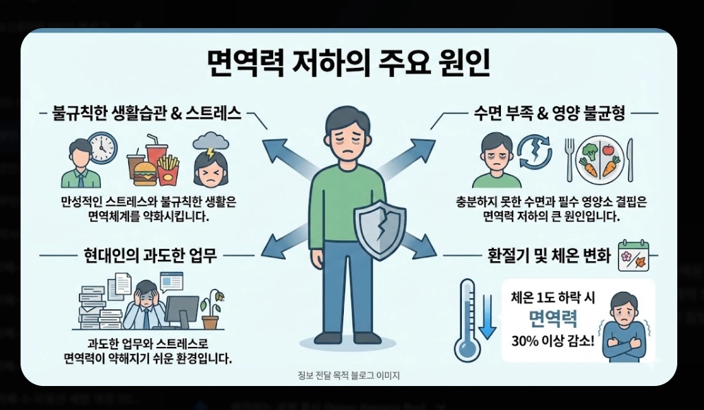 면역력 높이는 음식 베스트 10 [2026년판] 강화 식품 섭취법 및 생활 습관 총정리