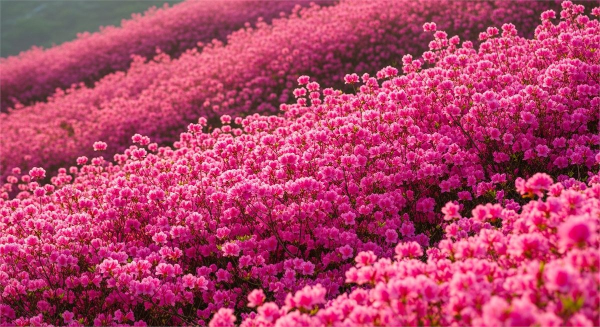 비슬산 참꽃을 가까이 담은 분홍빛 봄 풍경