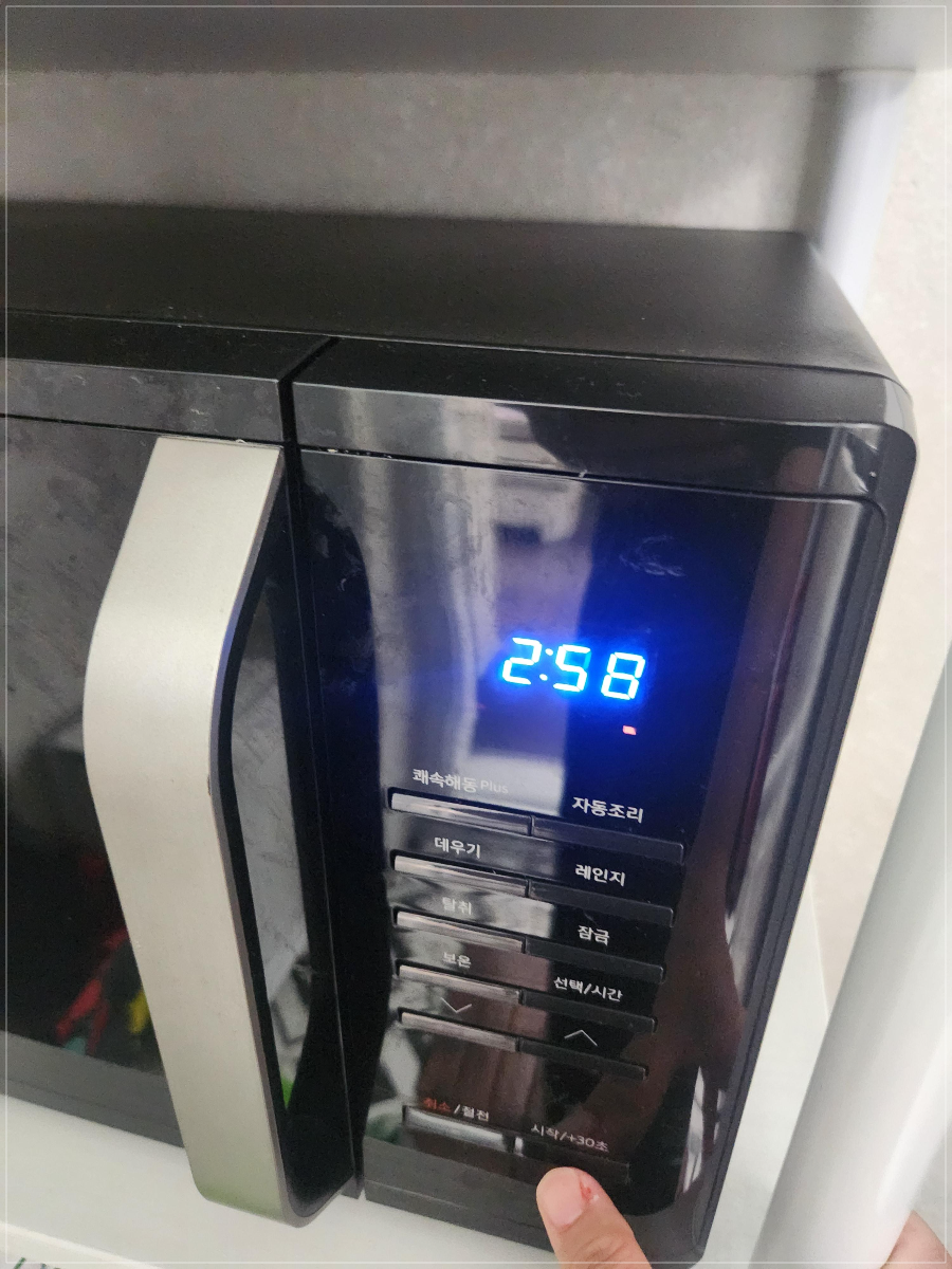 전자렌지 돌리기