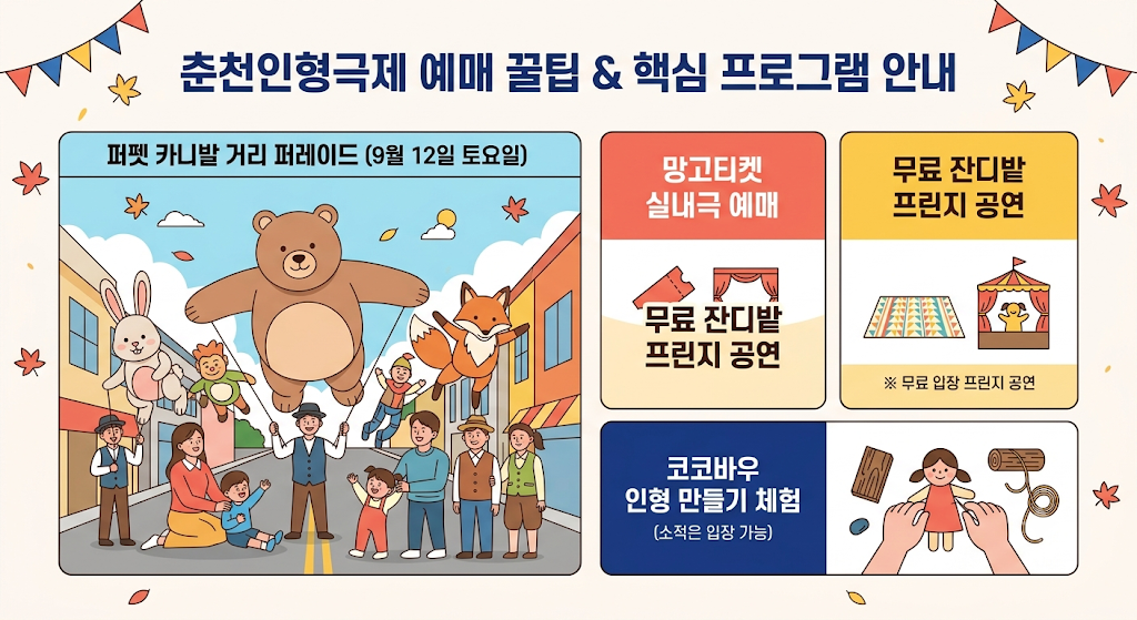 제38회 춘천인형극제 예매 및 프로그램 