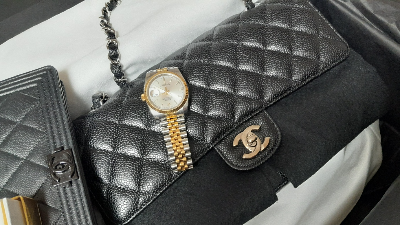 샤넬클래식핸드백과 롤렉스 시계