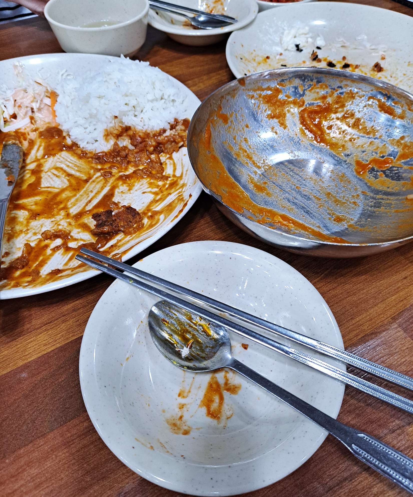 신신분식 음식 클리어