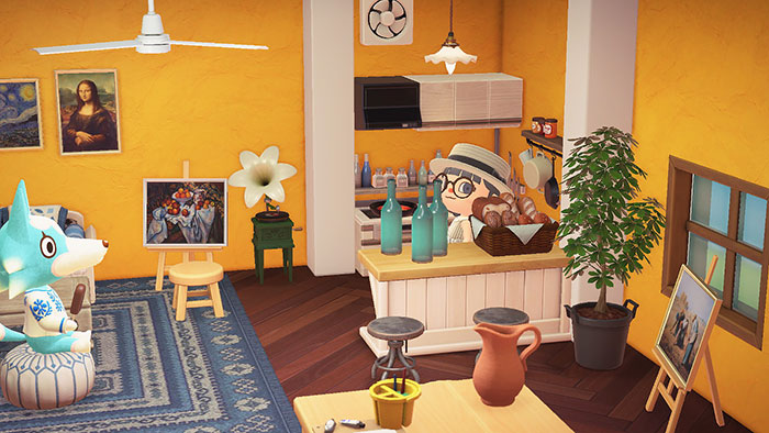 모동숲 해피홈 파라다이스 - 릴리의 그림교실