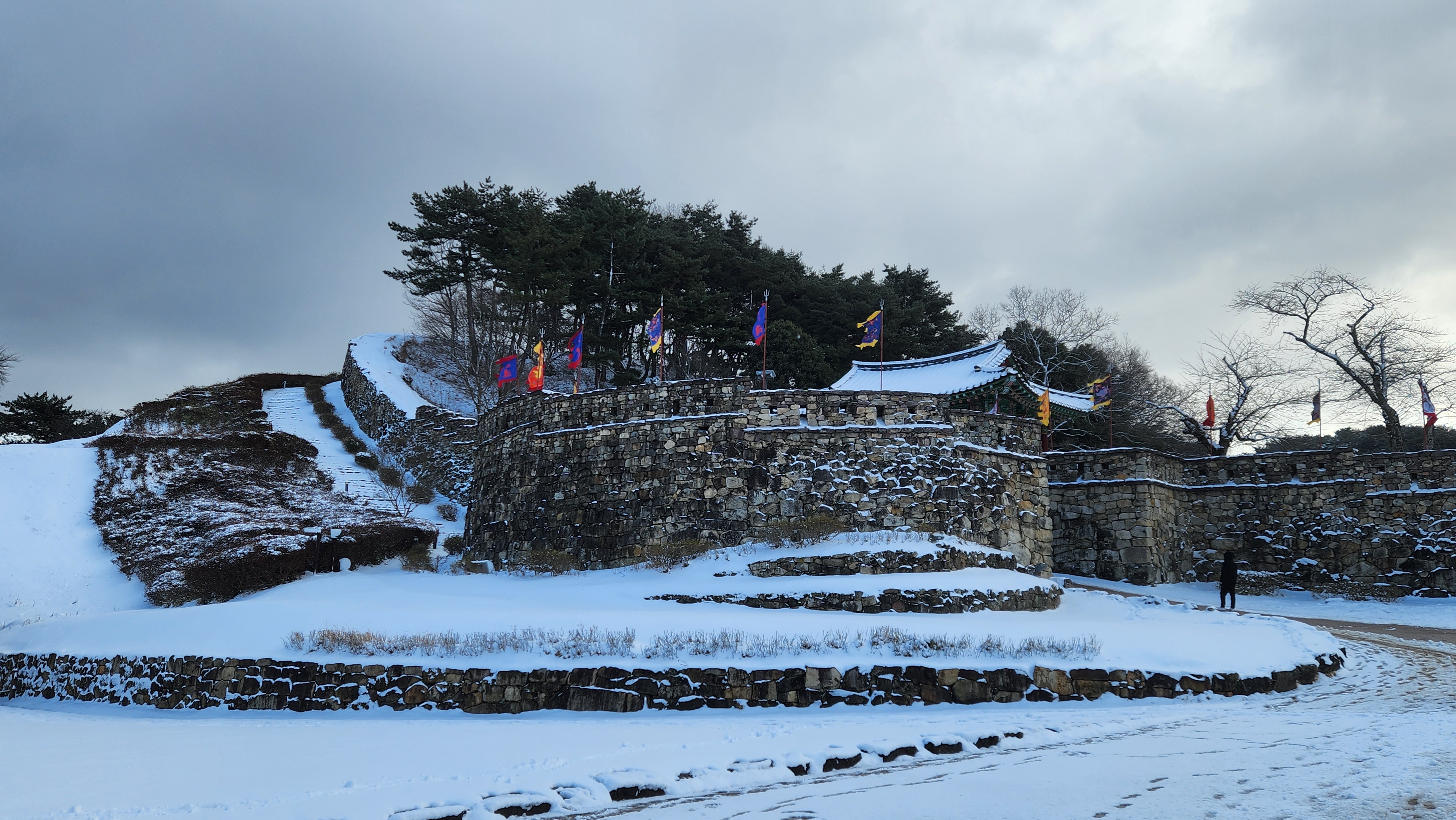 눈내린 고창읍성
