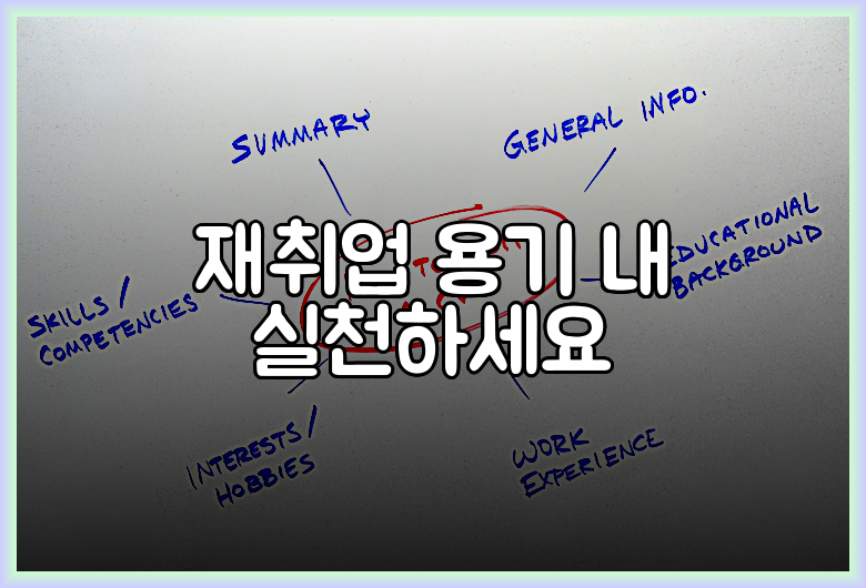 재취업 용기 내 실천하세요