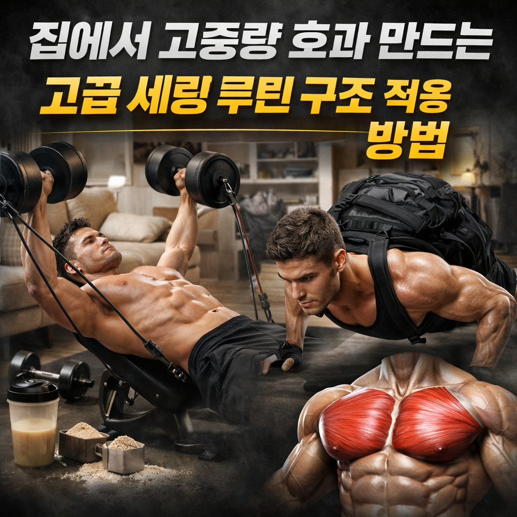집에서 고중량 효과 만드는 고급 세팅 루틴 구조