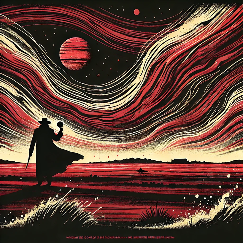 미국 사막 일러스트 사진