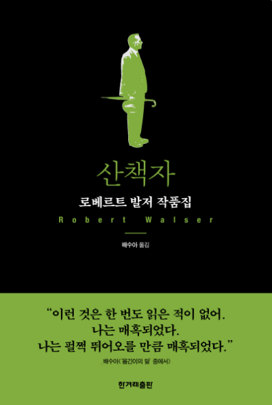 로베르트 발저의 『산책자』도서 관련 사진