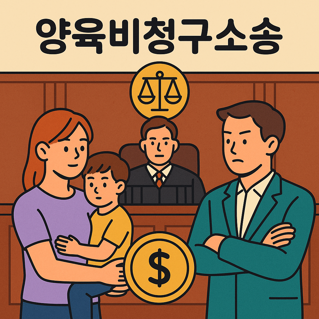 통영이혼소송변호사, 양육비청구소송