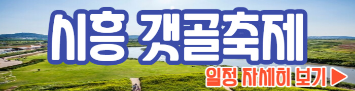 시흥갯골축제 일정 보기