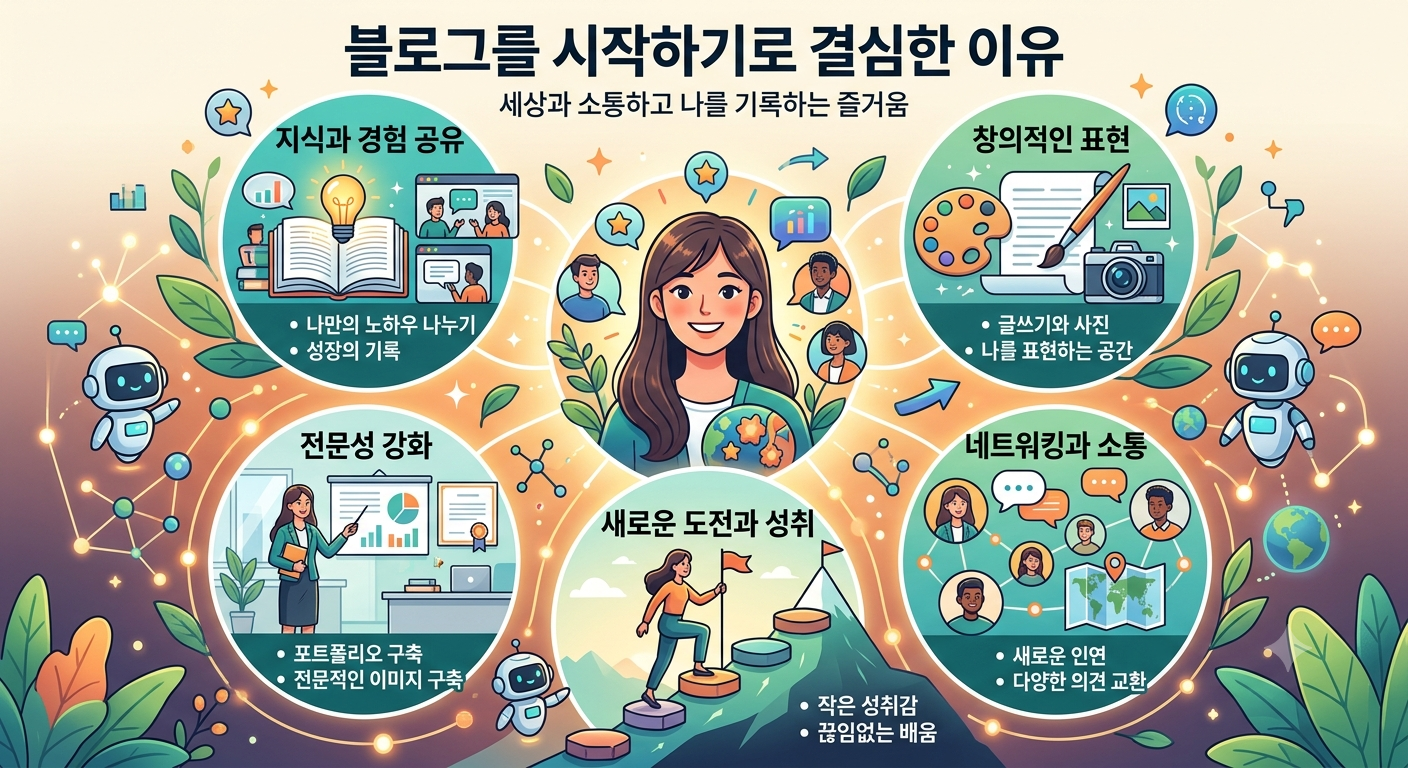 이미지 설명: 블로그를 시작하기로 결심한 이유